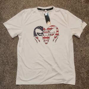 Adidas White Graphic Men's T-Shirt